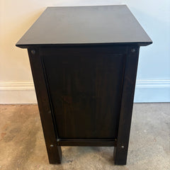 Pier 1 Asian Style Wood End Table 2 Drawers 1 Lower Shelf, Sku 034153