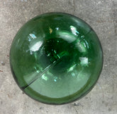Clear Green Glass Orb or Sphere
