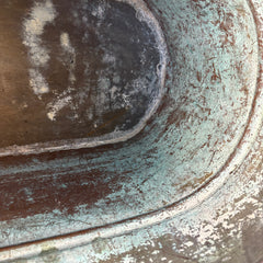 Antique Copper Boiler, Handles, Oval, Sku: 033440