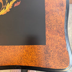 19th Century Napoleon III Marquetry Folding Table, Sku 033735