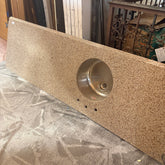 Stone Countertop with Round Steel Sink, Sku 033552