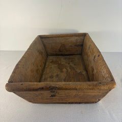 Primitive Wood Rectangular Basin or Dough Bowl, Sku: 033435