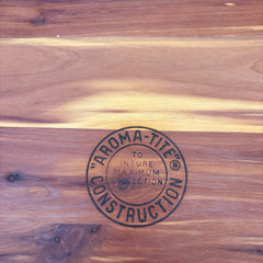 Lane Cedar Chest with Key, Brass Hardware, Casters, Walnut Finish, Sku 033498