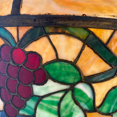 Tiffany Inspired Leaded Glass Hanging Light Fixture , Sku 034045