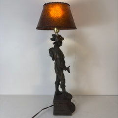 Don Juan Spelter Table Lamp with Mica Shade, Sku: 033532