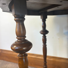 Early 20th Century Parlor Table, Burled Walnut, Sku: 033420