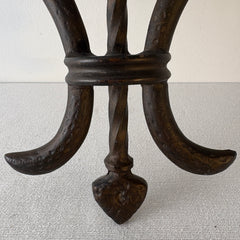 Troy Lighting Double Arm Wall Sconce, Demilune Shades, Bronze Finish, Sku: 033319