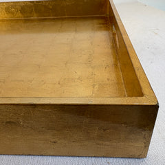 Large Tray with Gold Leaf and Lacquer Finish, Sku 034044