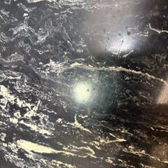 Black & White Vintage Cultured Marble Countertop, Sink, Sherle Wagner Faucet, Sku 033665