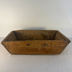 Primitive Wood Rectangular Basin or Dough Bowl, Sku: 033435
