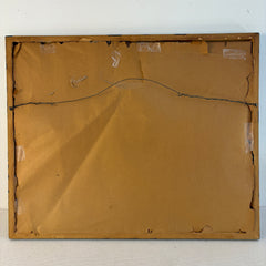 Original Lithograph "La Cava" Signed, Artist Claude Ronald Bentley, Limited Edition 1/12, Sku 033792