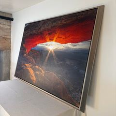 San Sawusch "Morning Glory" at Mesa Arch, Framed Digital Photograph on Canvas, Sku: 033453