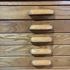 Hampton Architectural Plan Chest of Drawers, Oak, 2 Stackable Units, Sold as a Pair, Sku 033471