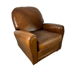 Lane Leather Tilt Back Lounge Chair, Adjustable
