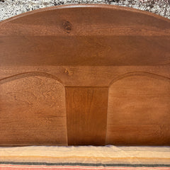 Vintage Daybed, Camel Back Natural Wood with Mattress, Sku: 033639