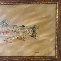 Fish Painting, Framed, Artist - Vahughes, Sku: 033011