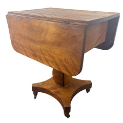 Antique Small Drop Leaf Mahogany Table, Sku: 033489