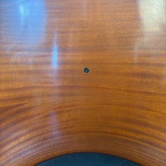 Aleph Mahogany & Leather 80's Bucket Chairs by Philippe Stark, Sku 033927
