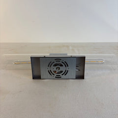 NEW Glass and Chrome Capsule Like Wall Sconce Includes Bulbs, Sku 033886