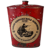 Vintage E. I. Du Pont De Nemours & Company Kentucky Rifle Gunpowder Tin, Sku: 033316