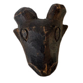 Miniature Cow Tribal Mask, Wood, Sku: 033067