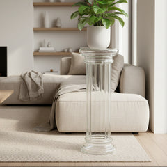 "Pilgrim Glass" Brand Column Shaped Pedestals or Vases, Sku 033705