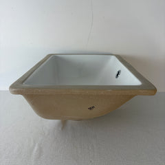 Deer Valley Undermount Rectangular Sink, Porcelain, White, Sku: 033356