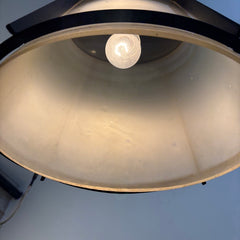 Exterior Pendant with Bronze Finish and Sand Colored Glass, 033898