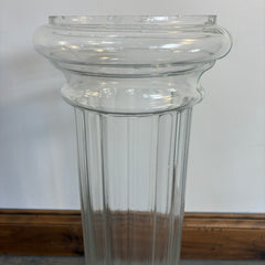 "Pilgrim Glass" Brand Column Shaped Pedestals or Vases, Sku 033705