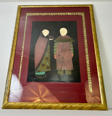 "Wizards with a Cat" Wall Art, Signed, Limited Edition, 125/200 Framed, Matted, Sku: 032962