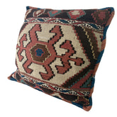 Kilim Pillow, Large Square & Down Filled, Sku 033133