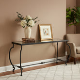 Metal & Glass Sofa Table or Entry Table, Sku: 033126