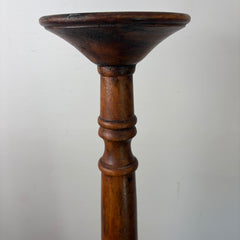 Tall Wooden Candleholder, Sku: 033150