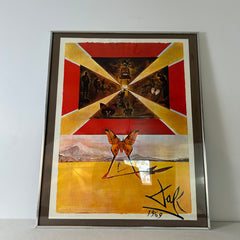 Salvador Dali Poster Art, Butterfly, Framed, sku: 032836