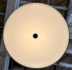 Ralph Lauren Cody Polished Nickel & Leather Hanging Light, sku: 032840