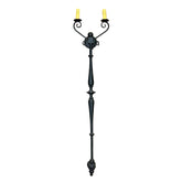 Wall Light, Iron, Tall, Two Candlestick Lights, Rustic, Traditional, sku: 033454