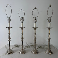 Silver Base Table Lamp, Sku 033116