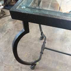 Metal & Glass Couch Table, Sku: 033126