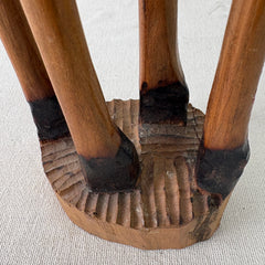 Hand Carved and Painted Wood Giraffe from Zimbabwe, Sku: 033203