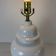 White Ceramic Table Lamp, Sku: 033152