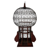 Hot Air Ballon Bird Cage Constructed of Wire and Wood, Sku: 033166
