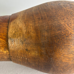 Vintage Tribal Wood Drum, Hand Carved, Sku 033029