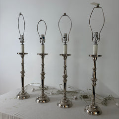 Silver Base Table Lamp, Sku 033116