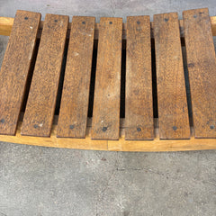 Vintage Wooden Rocking Horse with Horse Hair Tail, Sku 033227