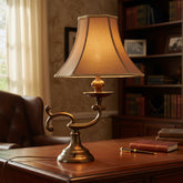 Chapman and Meyers Antique Brass Off-set Table Lamp, Sku: 033040