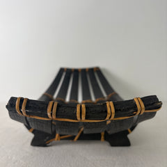 Split Bamboo Canoe Shaped Basket, Sku: 033204