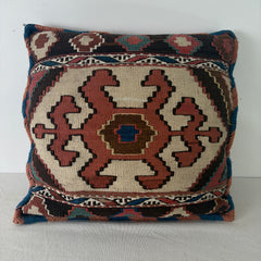 Kilim Pillow, Large Square & Down Filled, Sku 033133