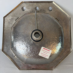 Hammered Nickel Sink Octagon, Under-mount #113, Sku 033049
