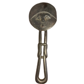 Ashanti Mask Statuette Carved in Wood, Sku: 032427