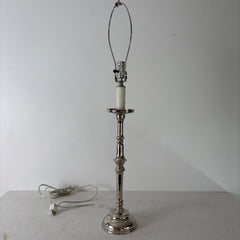 Silver Base Table Lamp, Sku 033116